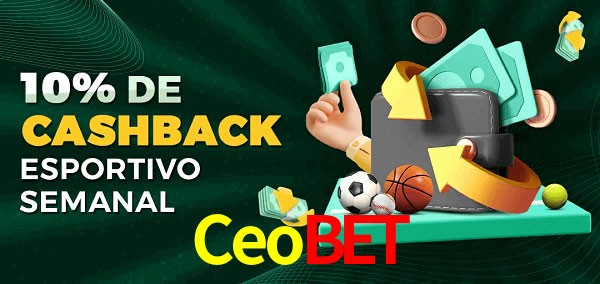 10% de bônus de cashback na Ceobet